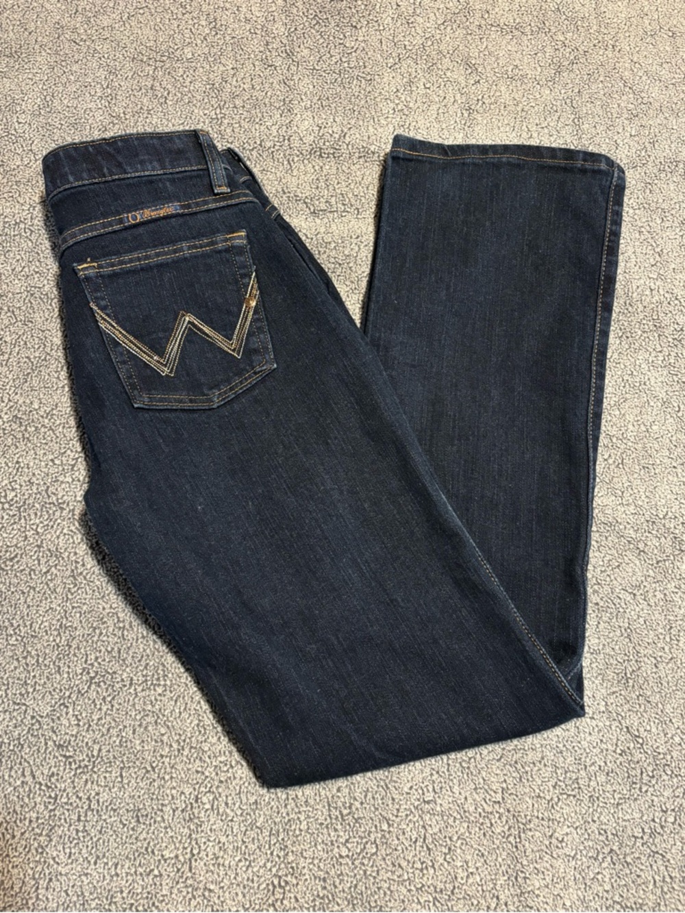 Wrangler Q-Baby Women’s 6x32 Dark Blue Boot Cut Jeans Western